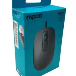 Black Rapoo Optical Mouse N200