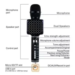 Wireless Bluetooth Microphone Recording Microphone - ys 69