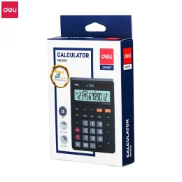 Deli Calculator M01320 - 12 Digit - Black