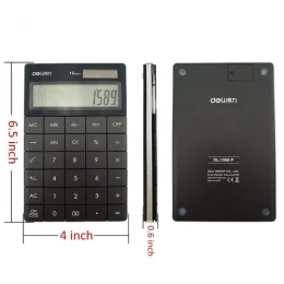 BLACK MODERN DELI CALCULATOR 12-DIGIT E1589