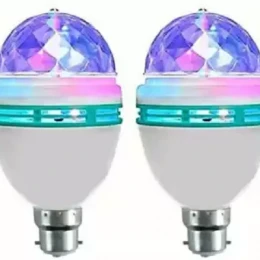 360 Degree Rotating LED Bulb Magic Disco Light for Party or Home