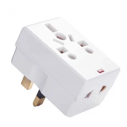 AC Travel Converter (2 pin to 3 Way)