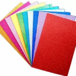 Self-Adhesive Glitter Foam Sheets A4 Size Sticky Back Pack of 10