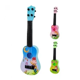 Cute cartoon educational 10 inch musical toy ukulele mini guitar toy