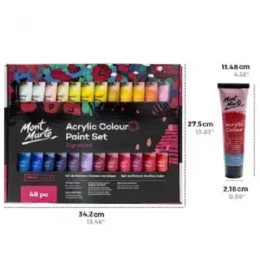 Mont Marte Acrylic Paint Set 36 ml - 48 colors