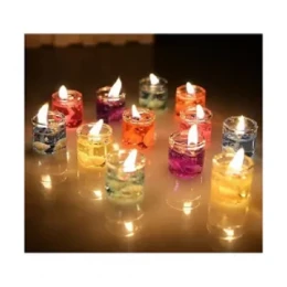 Romantic Jelly Candles 6pcs For Birthday