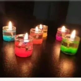 Romantic Jelly Candles 6pcs For Birthday