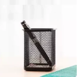 Deli Square Deli Mesh Penholder Desk Organizer Stationery Holder Pen Stand E9174