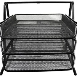 Metal File Tray (Black)