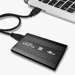 USB 2.0 Hard Drive Disk HDD External Enclosure Case (Multicolor)