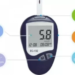 Life Time Guarantee Blood Glucose Monitor/Meter With 10 Strip & 10 Blood Lancets Free