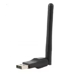 Hi Speed Alfa Net Wifi Fixed 3Dbi Antenna Wireless-N USB Adapter Model-W007 - Black