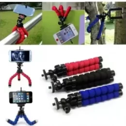 Great for taking picture-perfect selfies.Three flexible legs can be adjusted to any angles.Rounded feet can firmly grip any surfaces.Equipped with a detachable gimbals.Fit most cellphones.Crafted from high-grade rubber materials.Wear-resistant and durable