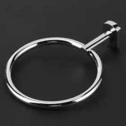 Stainless Steel Towel Ring Holder Round Wall-Mounted Rack Bathroom Accessories