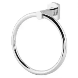 Stainless Steel Towel Ring Holder Round Wall-Mounted Rack Bathroom Accessories