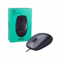 Black color Logitech MOUSE M90