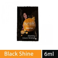 SUNSILK SHMP BLK SHN SRNDPTY 6ML