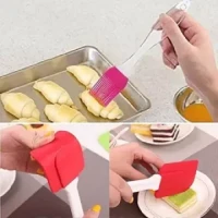 2 Pcs Silicone Oil Brush