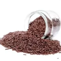 Black color Rice / Chocolate Rice / pearls / Sprinkle / Cake Decoration / Sugar Ball. 50 gm