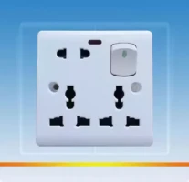 Multi Functional 8 pin Universal Wall Switch Socket with indicator