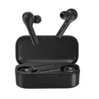 QCY T5 TWS Bluetooth 5.0 Earphones with Mic Binaural In-ear Low-latency 65ms Game Mode Touch Control 4.3g Stereo Earbuds for Android / iOS - Black