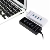 4 Ports High Speed USB HUB Hi-Speed USB 3 Splitter Expansion WHITE/BLACK