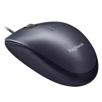 Logitech M90 Wired USB Mouse, 1000 DPI Optical Tracking, Ambidextrous PC / Mac / Laptop - Black