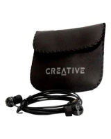 Orignal Creative High Bass Audio Earphone with Pouch EP-530 - Black