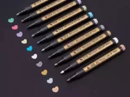 Keep Smiling Metallic Colour pen 10 pcs set