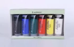 Acrylic Color 6 pcs set of Keep Smiling-75ml