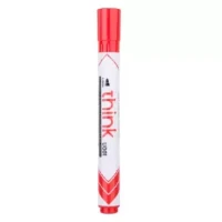 Deli Writing Instrument Dry Erase Marker Whiteboard Marker RED EU00140 - 2 Pcs