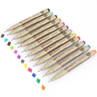 Superior Color Needle Drawing Pen - 12 Color