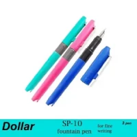 Dollar student fountain pen combo of 3 Pcs