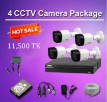 Dahua 4Pices Camera 1pices DVR