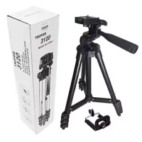 Tiktok Tripod 3120 Camera Stand with Phone Holder Clip --- Black