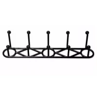 Wall Hanger - Black (Combo of 2)- Black - 79207