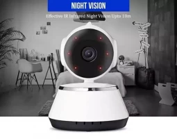 V380 WiFi IP Camera 360 Degree CCTV Camera, Wireless Mini CC Camera IP Webcam.