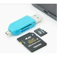 OTG and USB Card Reader - Multicolor