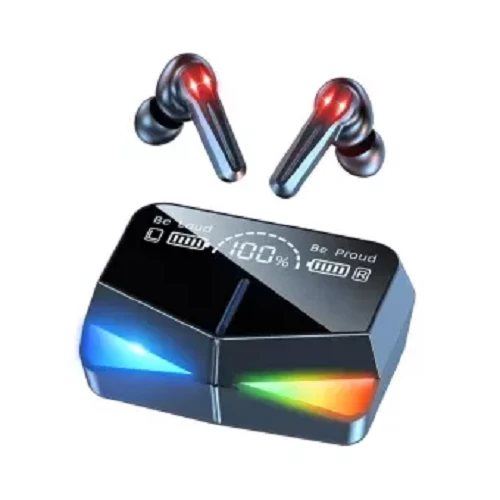 M28 In-ear Bluetooth 5.1 Gaming Dual-mode Gaming True Wireless Bluetooth Headset Bluetooth Headphones Touch Control Wireless Earbuds with Wireless Charging Case Waterproof Earphones