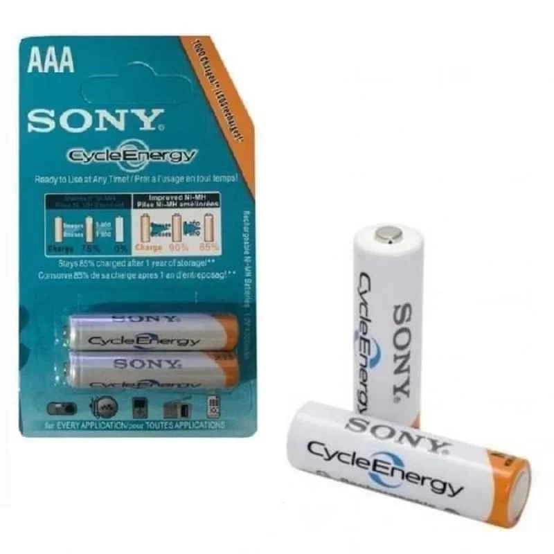 2 PCS-SONY AAA 4300mAh -1.2V Rechargeable Battery