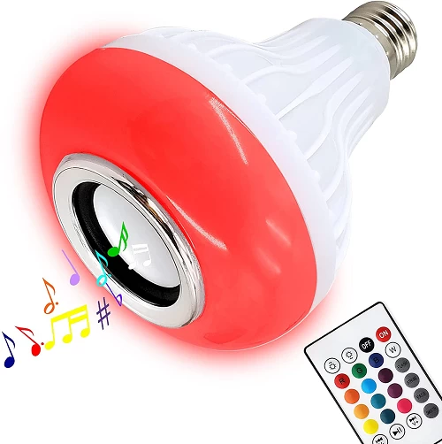 Bluetooth Speaker RGB Changing Color Lamp with Remote Control