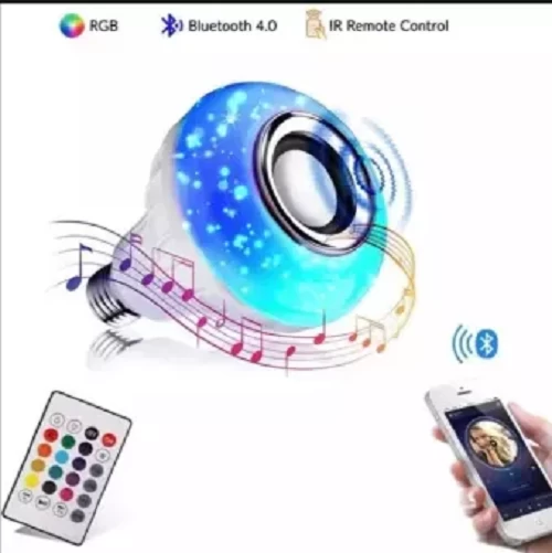 AC, RGB remote control Bluetooth music bulb lamp