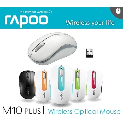 Wireless Mouse with Nano Receiver - Rapoo M10 Mouse