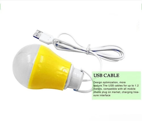 Yellow  color USB Led Bulb
