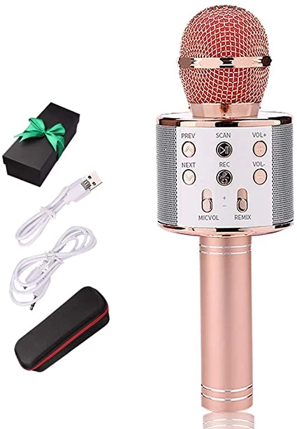 Wireless Bluetooth Karaoke Microphone ws 858