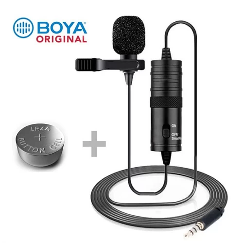BOYA Microphone For Mobile, Dslr & YouTube