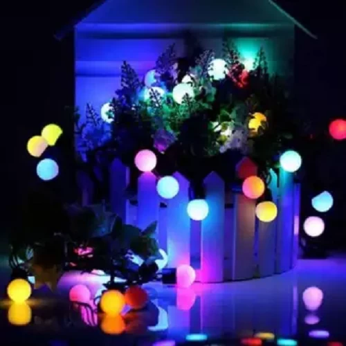 Decorative Ball Shaped LED Fairy Light RGB - 28 bulbs - _Multicolour