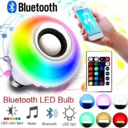 Smart Bluetooth Speaker Led Bulb Energy Saving Elegant Shopping