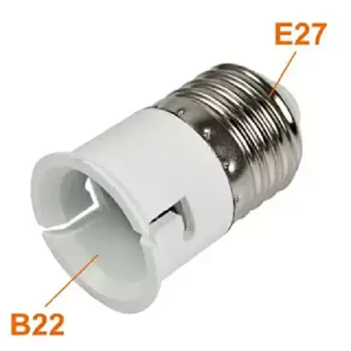 5 pcs Bulb Base Socket (E27 To B22) Converter Adapter