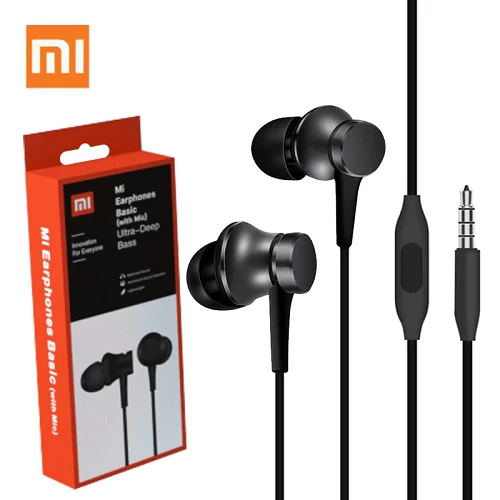 For MI Earphone Basic with Ultra deep bass and mic Earphone